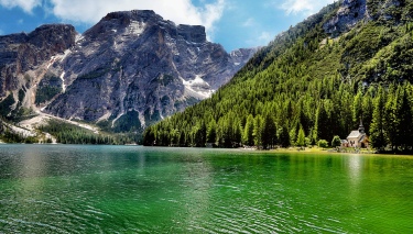Lago Di Carezza-italy Desktop Background